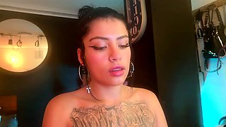 Blonde tight pussy babe solo toy fun in glamour masturbation