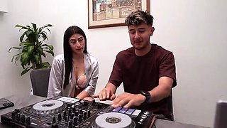Amateur Spanish Teacher DJ Creampie in Classroom - Tommy Santox & Karina Miller Missionary Sex
