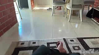 Stepdad Fucks My Big Colombian Ass Anal - SayaFit Squirts on Brian Evans