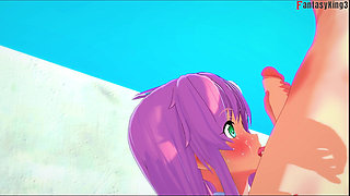 Lala blowjob before class - To Love Ru