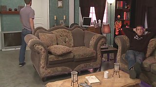 Danny Wylde, Chris Johnson And Mckenzie Lee - Two Beautiful Babes Gets Fucked By Two Hard Cocks On The Sofa