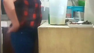 Maid Fucked by Her Boss, My Wife Almost Caught Us