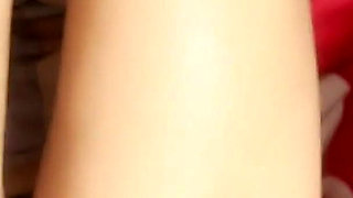 Shes Wearing Panties and a Short T-shirt Lifting Her Legs up.