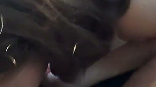 Office Secretary Blowjob in the Car