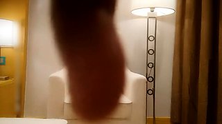 Cute shaved asian fingering on hidden cam