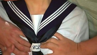Kinky double Japanese blowjob and hardcore fucking