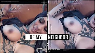 Horny Alt Schoolgirl Gets Stuck And Ends Up Getting Fucked And Bred By Helpful Neighbor