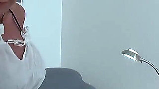 MILF Nurse and Brunette Slut Banged Sharing Gynecologist's Cock