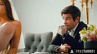 PURE TABOO Lustful Bride Gizelle Blanco Shamelessly Teases Her Husband In Front Of Wedding Witnesses: Porn