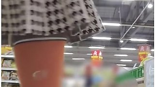 Walking Around The Store Without Panties