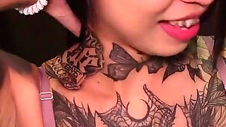 Tuktukpatrol Inked up Asian Thai Pussy Stretched Out