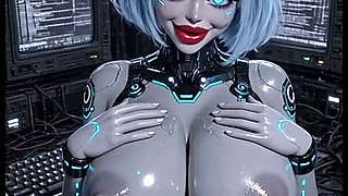 Cyberpunk Cute Boobs Jokes, Ai Animation