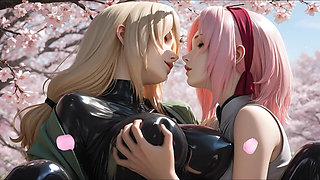 Sfw Tsunade and Sakura Softcore Show