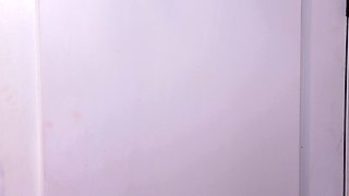 Sexy blonde in threesome vintage hardcore action