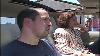 Otto Bauer and Johnny Thrust Double Fuck Audrey Hollanders Pussy and Anus Poolside