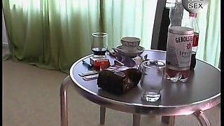 Mature whore gets her pantyhose ripped before her pussy gets fingered and fucked