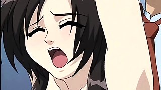 Busty anime teens bound for hard fuck