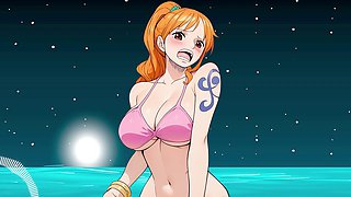 Hentai boobs, nico robin, manga