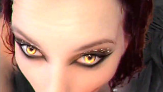 Devilish Blowjob with Angel Wings. Fun in the Bathtub