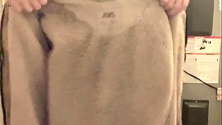 Hairy Japanese Teen Hana Shows Tiny Tits After Shower