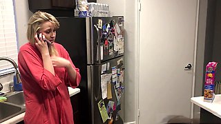 Step mommy's naughty Christmas confession with her step son at Cock Ninja