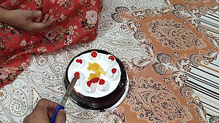 Desi Indian Husband Wife Marriage Anniversary Cake Romance Sex