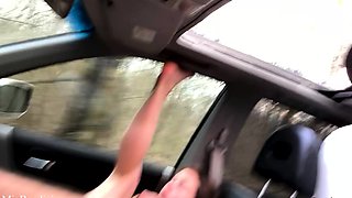 Pulled amateur czech babe outdoor anal fuck