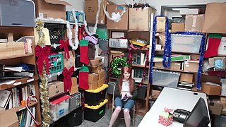 Redhead beauty Krystal Orchid gets banged hard by her partner Marcus London in the office.