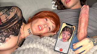 StepMom FaceTimes StepAunt Before Confronting Masturbating StepSon