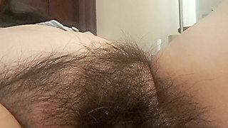 A mature MILF's puckered ass in view.