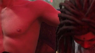 The Seven Realms 63 - Gina Sucks Atlas Dick Then Gets Fucked in Machinery Position