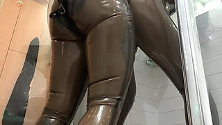 Pegging in the Shower Witrh Mistress Patricia