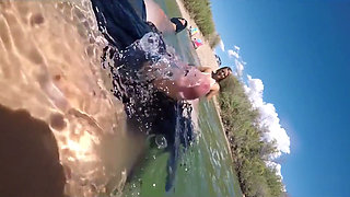 Wife Beach Vacation Sex and Suck Cock Twice