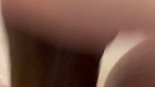 Quick Cum with BBC Dildo and Stockings