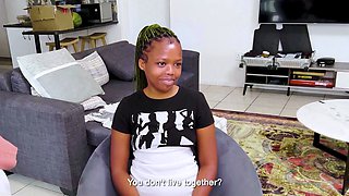 This 18YO EBONY was hungry for America