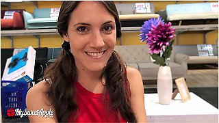 Naughty Shopping With Risky Blowjob In The Store And Cumshot In The Car