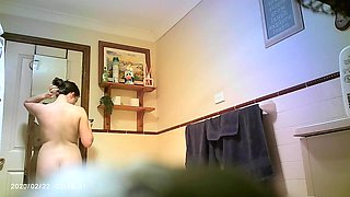 Big boobs stepsister exposed nude in bathroom