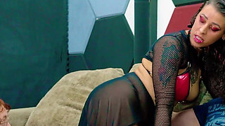 Extreme BDSM Cumswap: Dominatrix & Slave