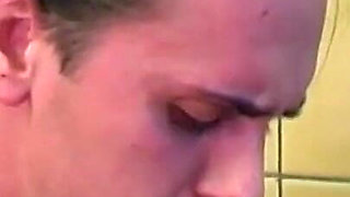 Beautiful Wife Iva Fucked the Plumber in the Bathroom