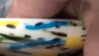 Close up MILF GILF Anal Solo Play DP Ending