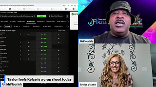 Live 50 Min Superbowl Sunday Mrflourish Podcast Stream with Co-host Taylor Vixxen