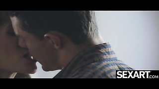 Brunettes Large Congenital Udders Shake As She Deep throats And Nails (Lana Seymour)