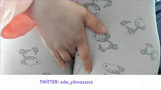 PAJAMA MASTURBATE- RUBBING PUSSY WITH PAJAMA