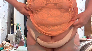 Getting Ready for a Cam Show Accentuating My Hickey Tits