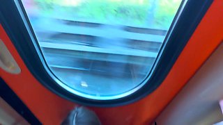 EXTREME on the train: fucked a young beauty between the cars
