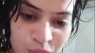 Indian nude girl shows her sexy, nude body after a bathTelegram @ZodxKing