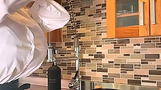 Crazy Dishwasher Makes Them Bigger! Breast Expansion