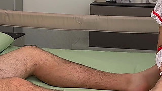 Professional Athlete Calls a Nurse at Home to Be Examined, They End up Fucking. Dialogues Ita