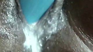Pounding My Pussy with Vibrator Amazing Creaming Orgasms