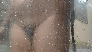 My Stepsister Taking Bath